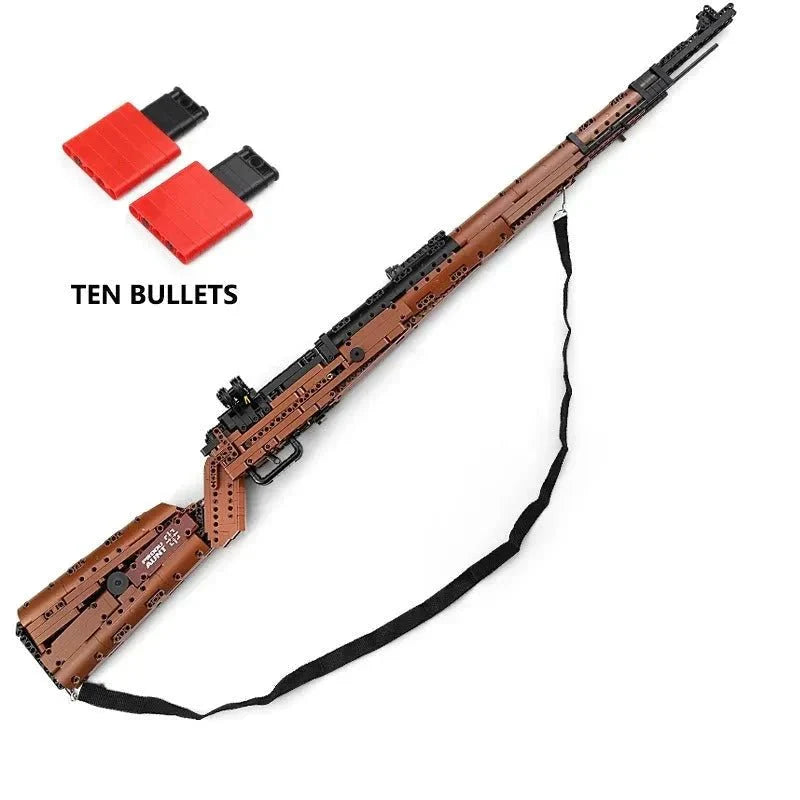 LEGO MOC Military Mauser 98K Sniper Rifle | 1025 pcs - Brick Car Merchant