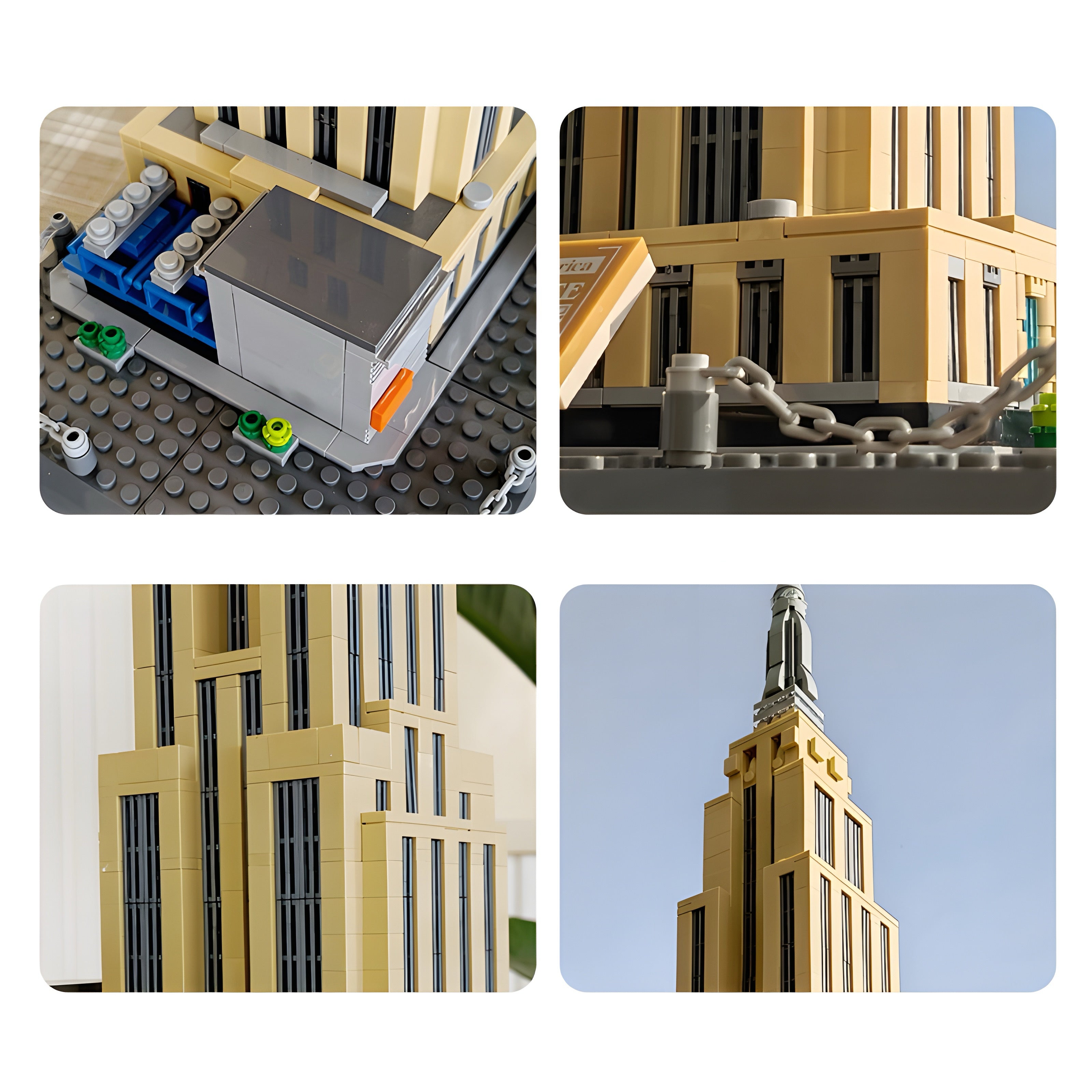 Brick MOC Empire State Building | 1572pcs - Brick Car Merchant