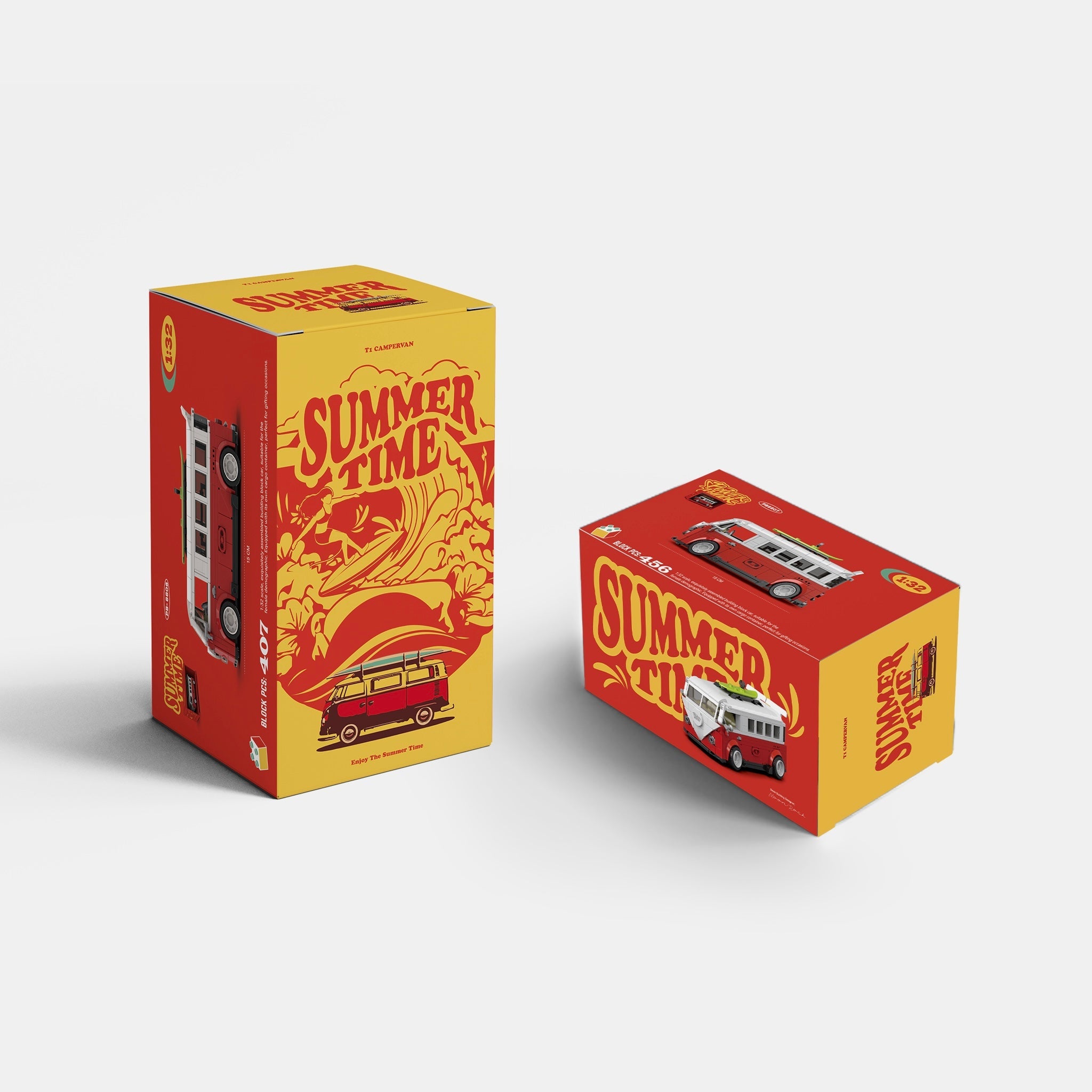 LEGO MOC Classic Surf Camper - Brick Car Merchant