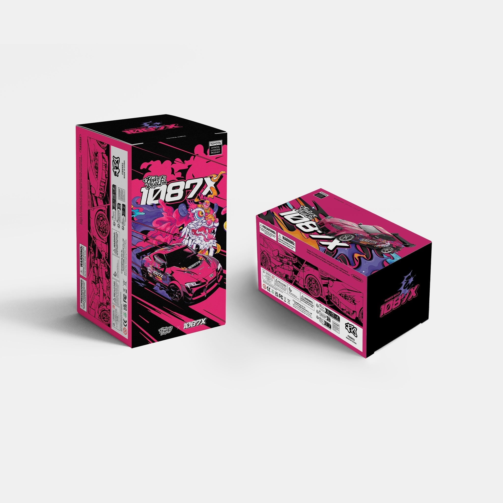 Brick MOC 1087x Drift Team Toyota Supra - Brick Car Merchant