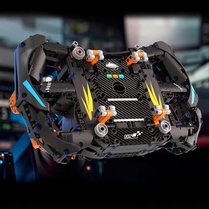 Brick MOC 1:1 CSL Elite GT3 F1 Steering Wheel | 934pcs - Brick Car Merchant