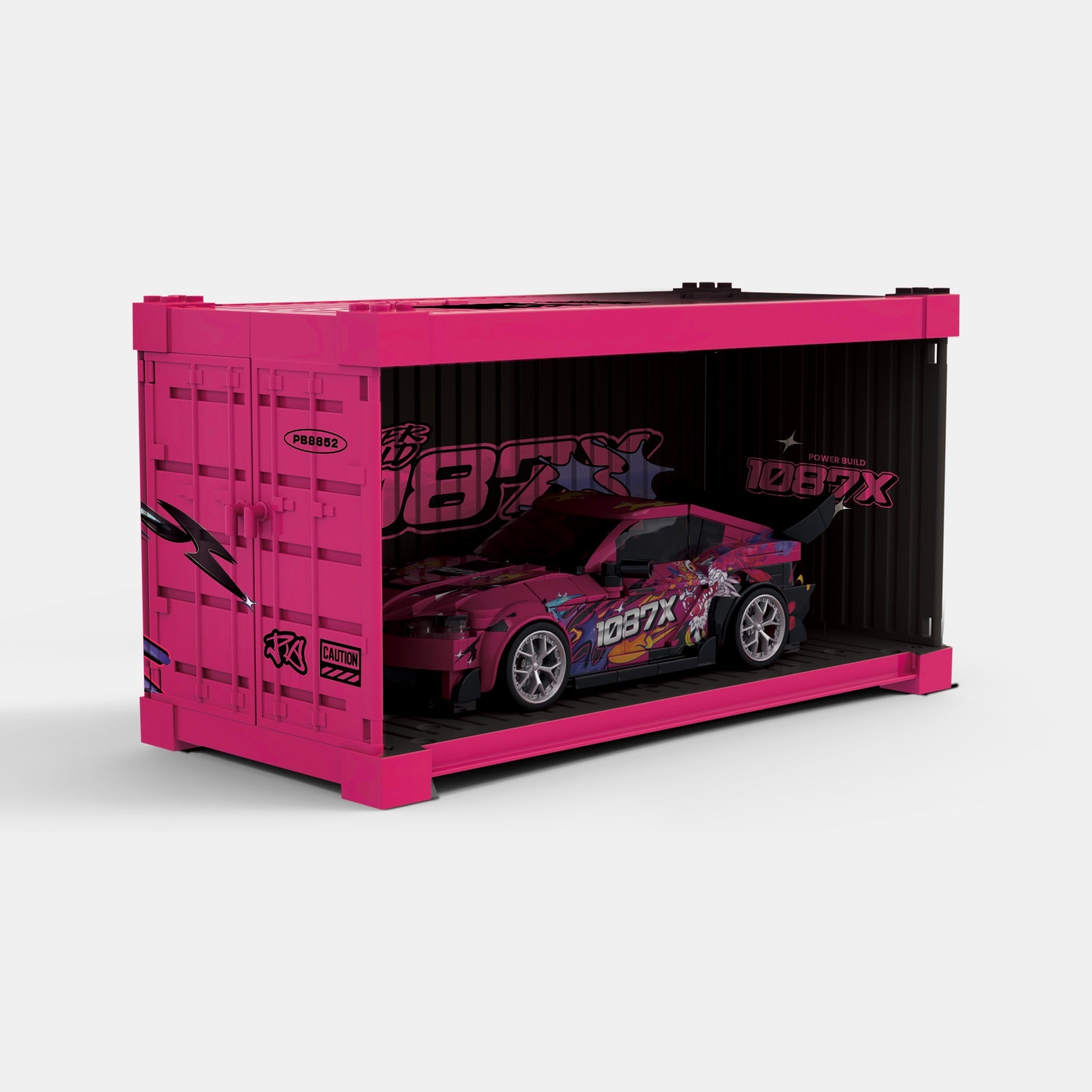 Brick MOC 1087x Drift Team Toyota Supra - Brick Car Merchant
