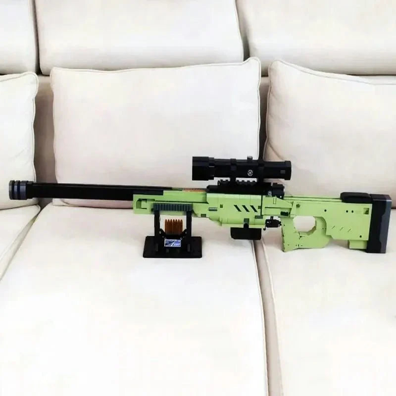LEGO MOC AWP Sniper Rifle Gun | 2395 pcs - Brick Car Merchant