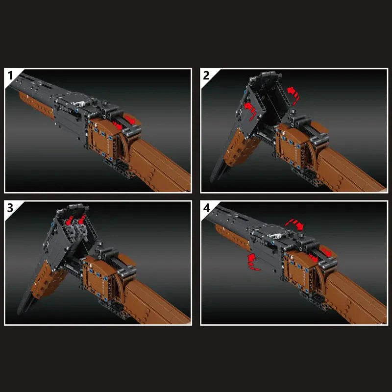 LEGO MOC Military Motorised Double-Barreled Shotgun | 1015 pcs - Brick Car Merchant