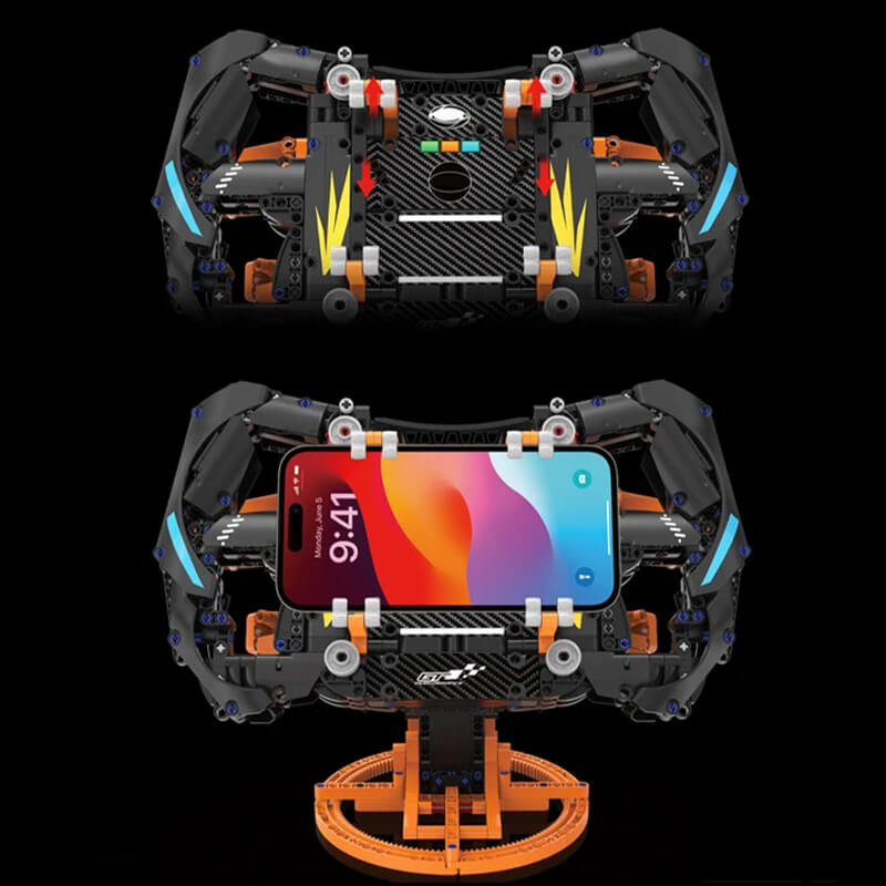 Brick MOC 1:1 CSL Elite GT3 F1 Steering Wheel | 934pcs - Brick Car Merchant