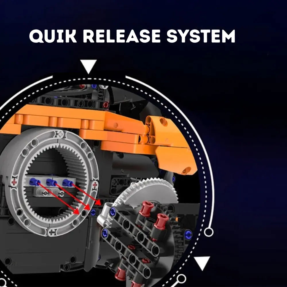 Brick MOC 1:1 CSL Elite GT3 F1 Steering Wheel | 934pcs - Brick Car Merchant