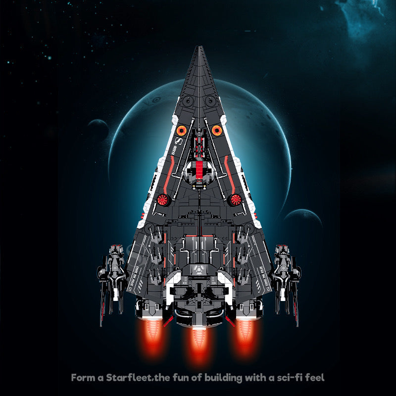 Event Horizon Space Battlecruiser building kit - detail view 3 - Brick Car Merchant
