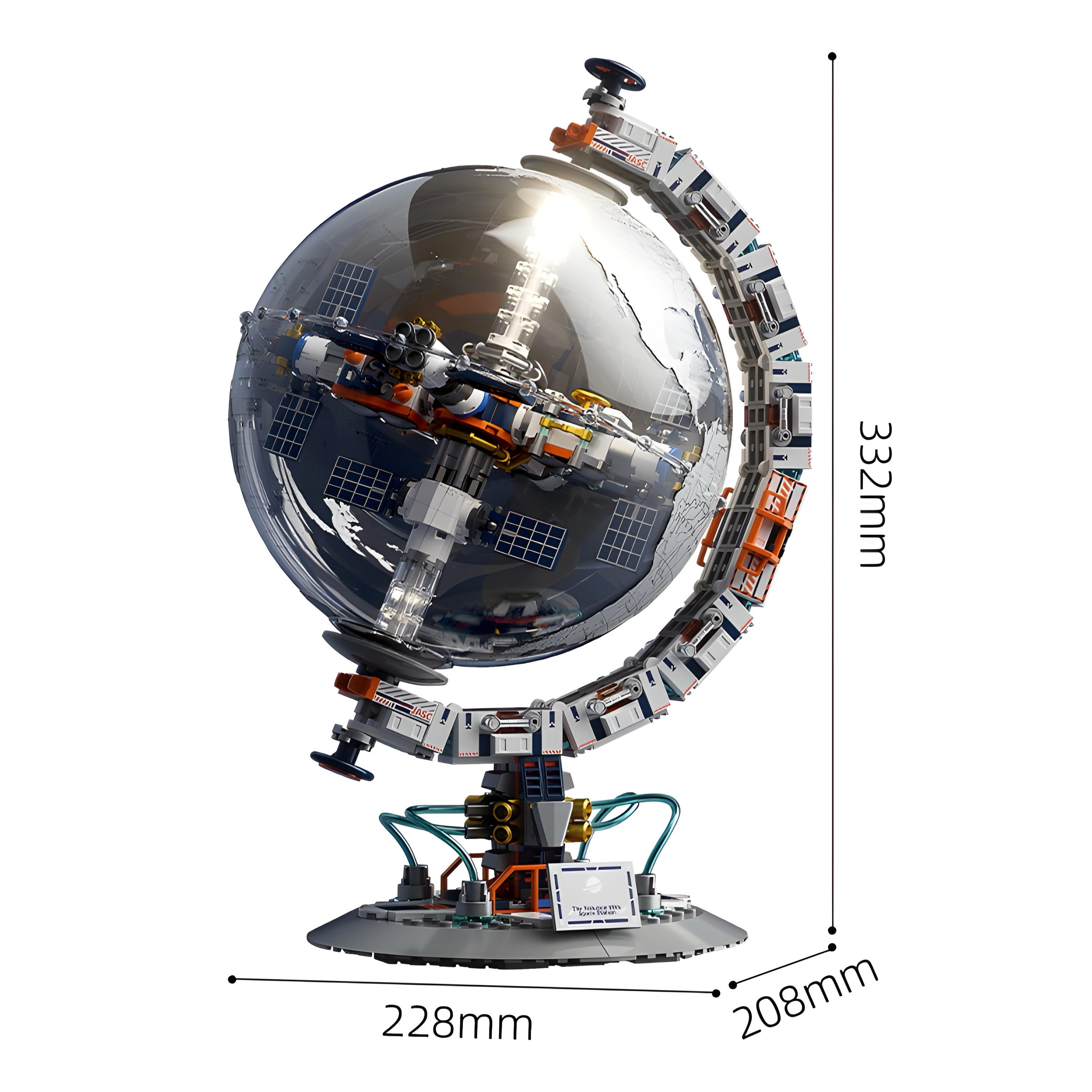 Brick MOC Earth Globe | 658pcs - Brick Car Merchant