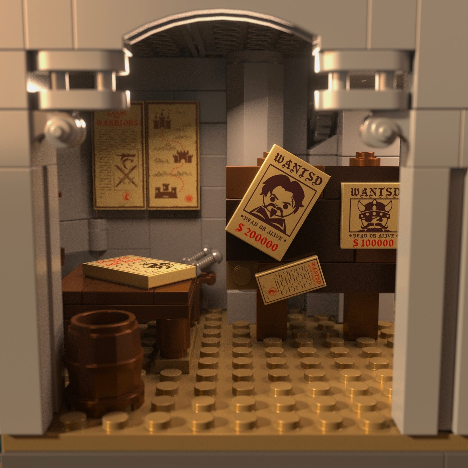 Brick MOC Holy Sword Castle | 2486pcs - Brick Car Merchant