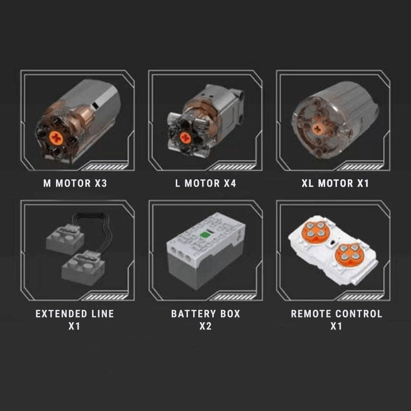 LEGO MOC Construction Crane Remote Control | 3217pcs - Brick Car Merchant