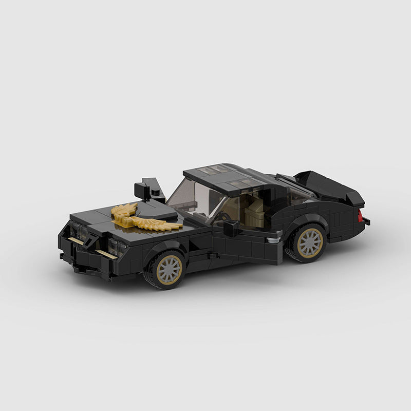 Brick MOC 1977 Pontiac Firebird Trans Am from "Smokey and the Bandit" - Brick Car Merchant
