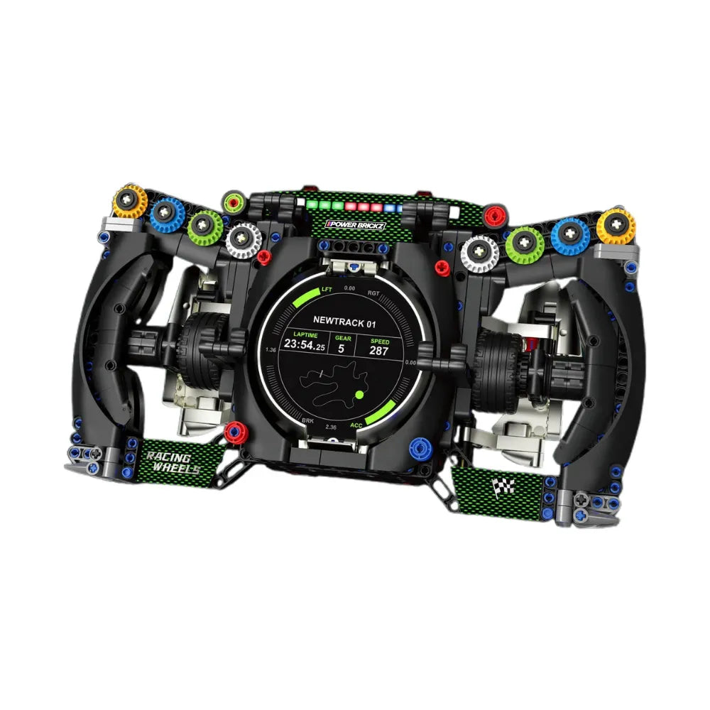 Brick MOC 1:1 Podium Steering Wheel GT3 | 903pcs - Brick Car Merchant