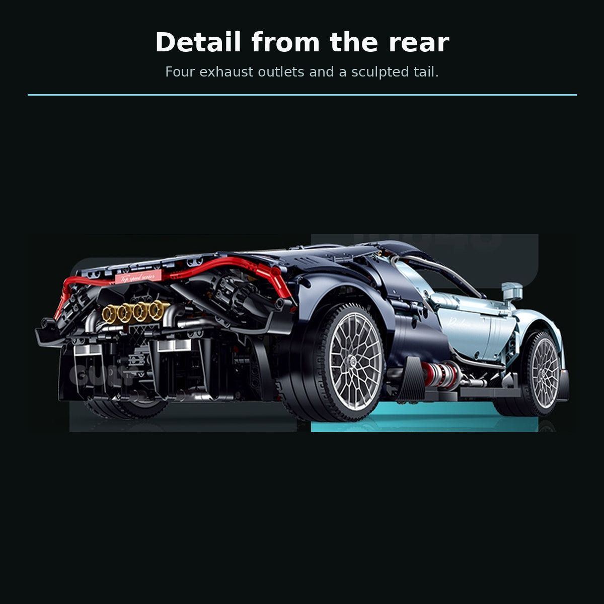 Brick MOC Bugatti Tourbillion-Inspired Hypercar - Brick Car Merchant