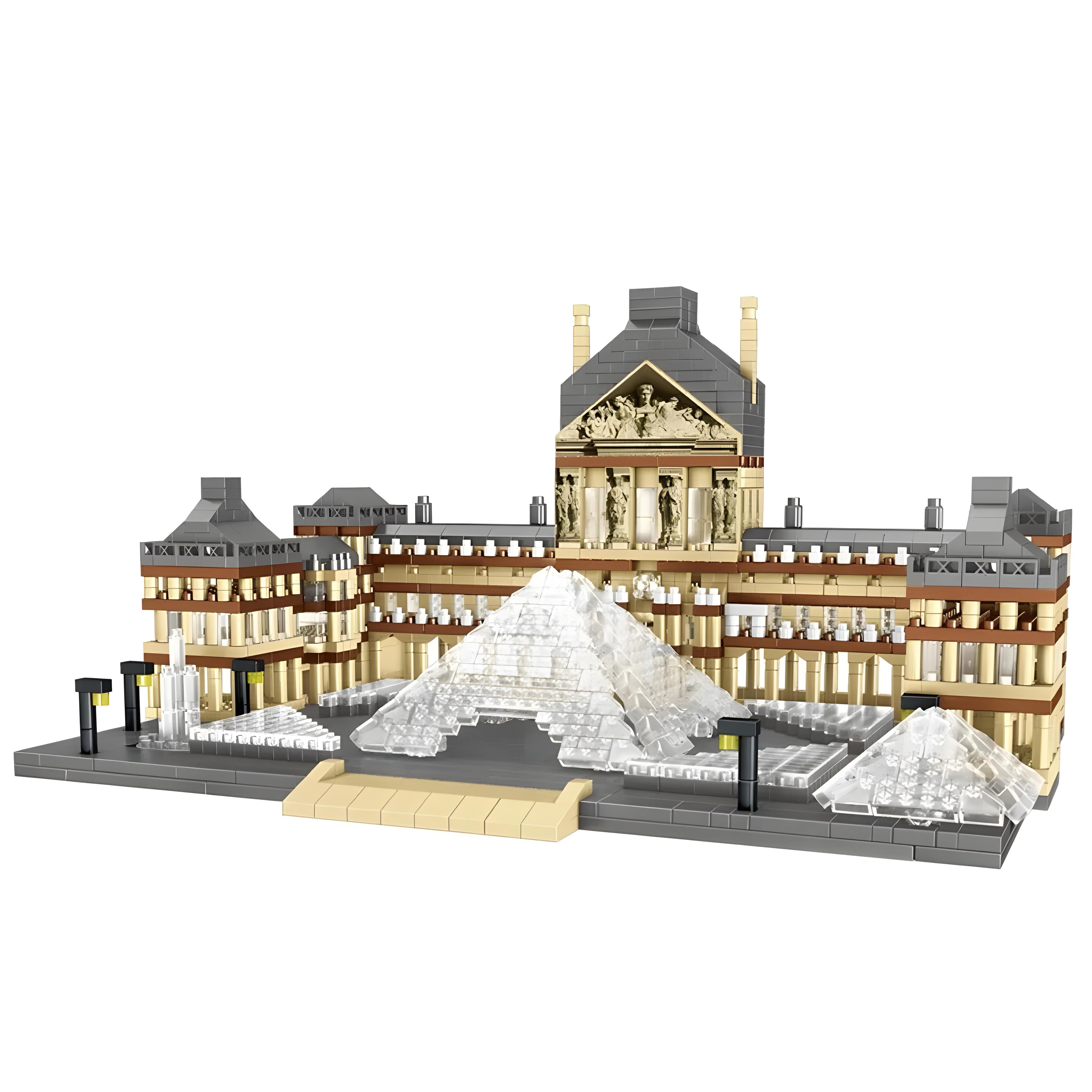 Brick MOC Louvre Paris | 3377pcs - Brick Car Merchant