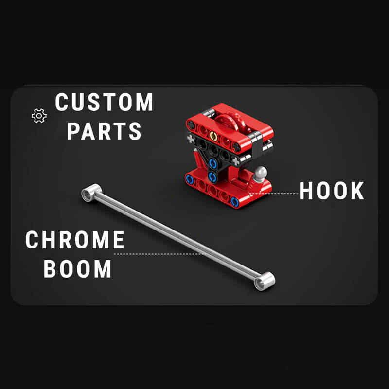 LEGO MOC World's Most Powerful Land Crane | 1195pcs - Brick Car Merchant