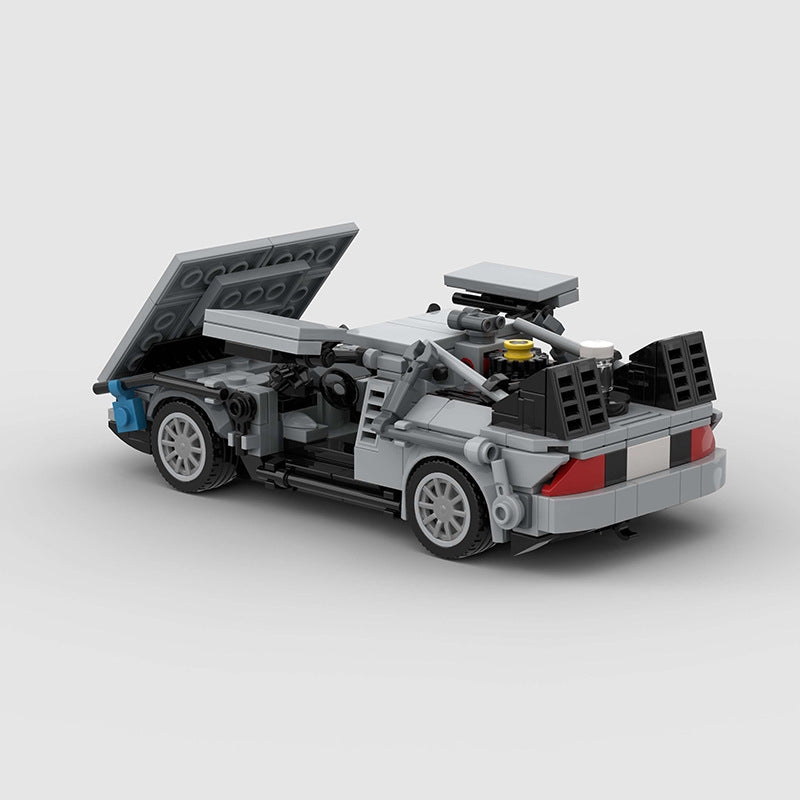 Brick MOC DeLorean DMC-12 Back to the Future - Brick Car Merchant