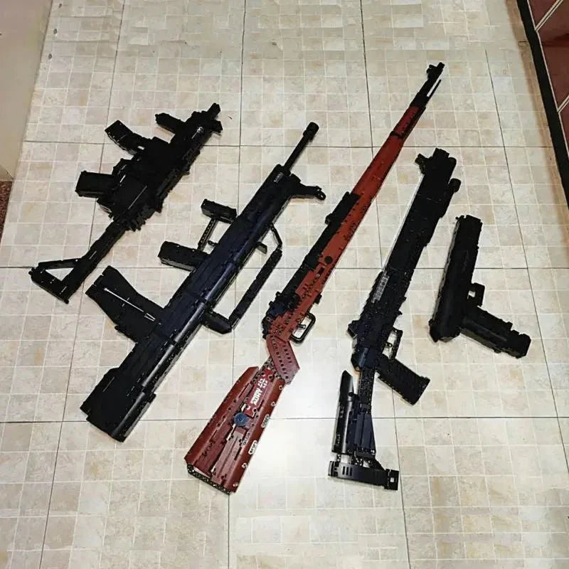 LEGO MOC Military Motorised MP5 SMG | 796 pcs - Brick Car Merchant