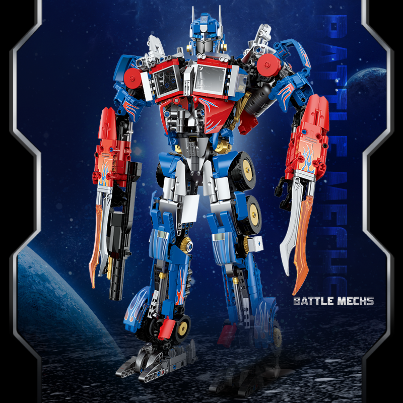 Brick MOC Vanguard Titan Battle Mecha | 1356pcs - Brick Car Merchant