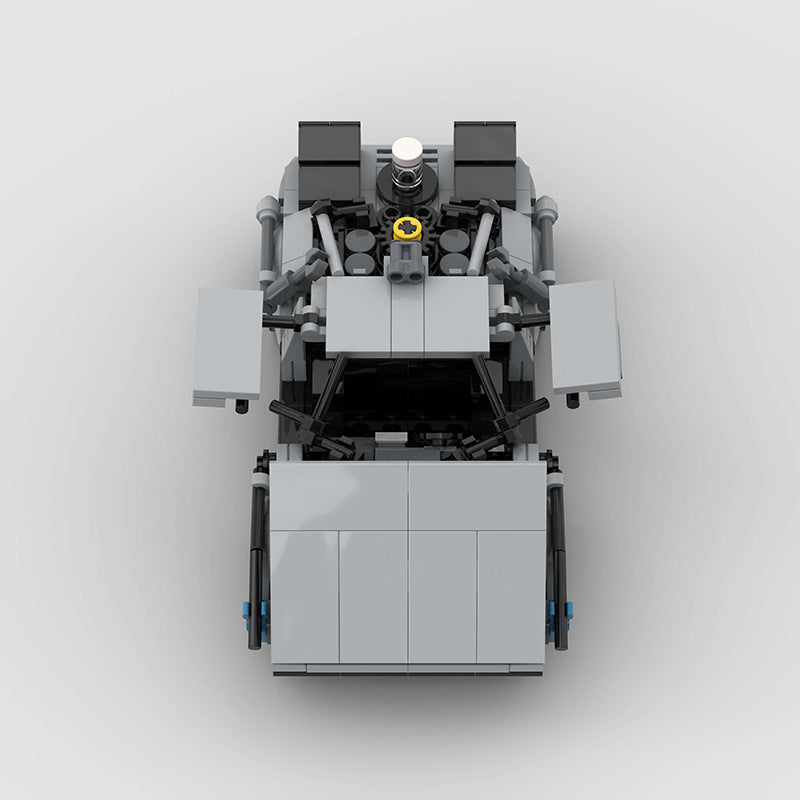 Brick MOC DeLorean DMC-12 Back to the Future - Brick Car Merchant