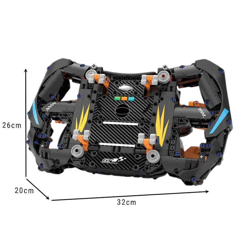 Brick MOC 1:1 CSL Elite GT3 F1 Steering Wheel | 934pcs - Brick Car Merchant
