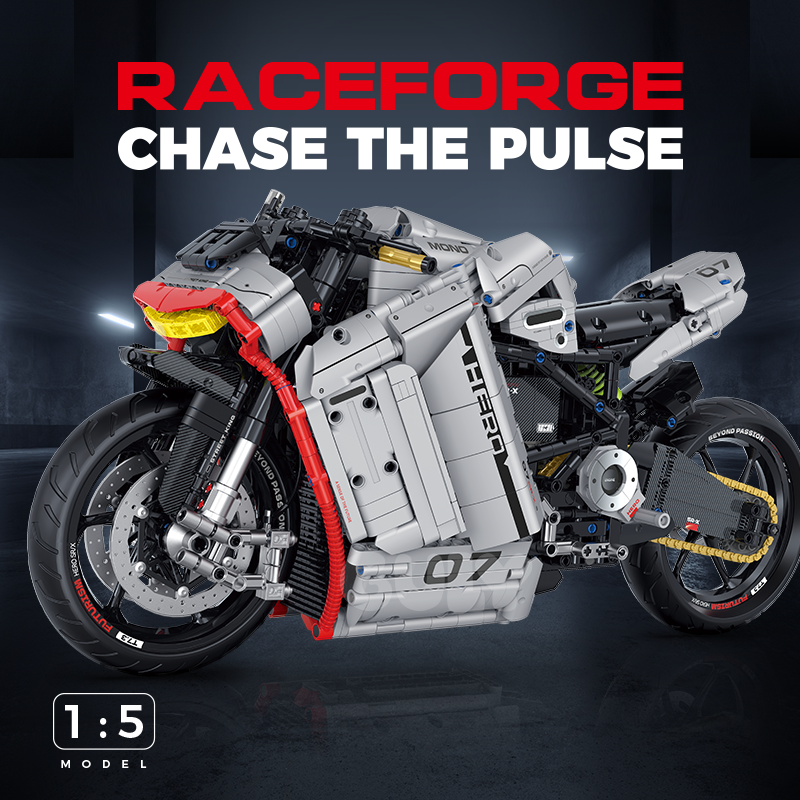 Zero SR-X Electric Concept Motorcycle 1:5 building set - image 6