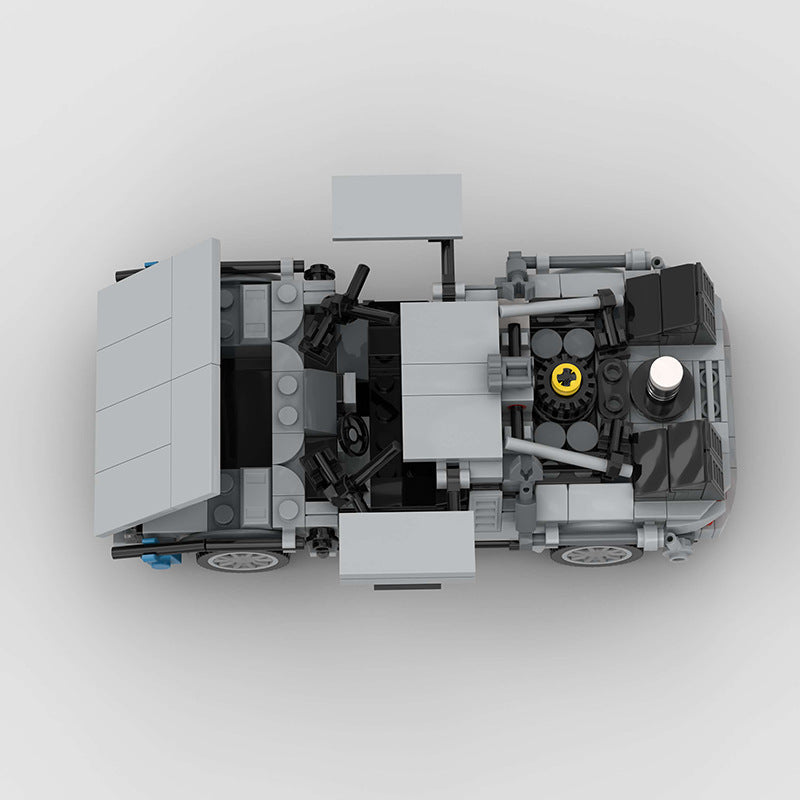 Brick MOC DeLorean DMC-12 Back to the Future - Brick Car Merchant