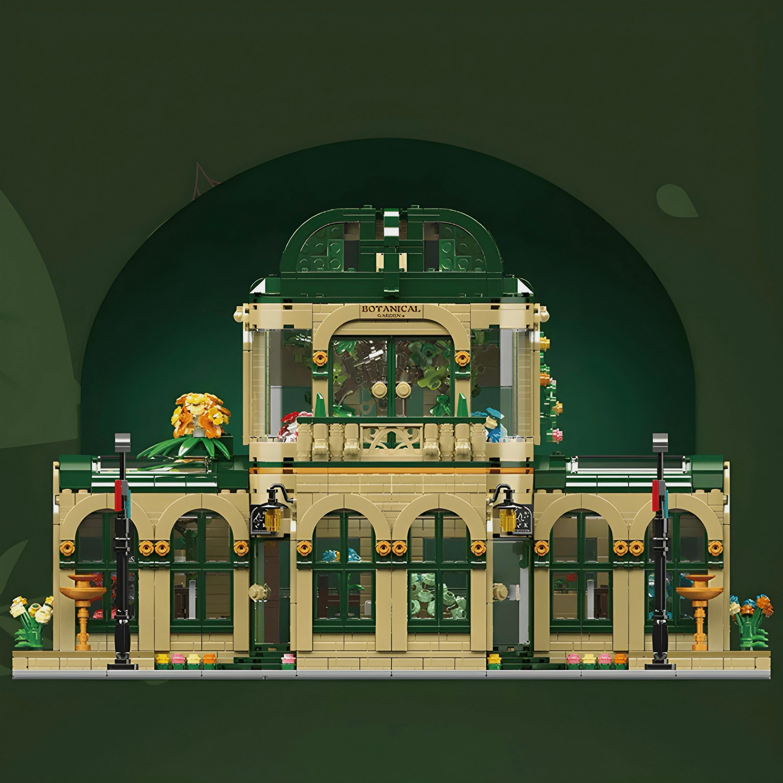 Brick MOC Dome Botanical Gardens | 3382pcs - Brick Car Merchant