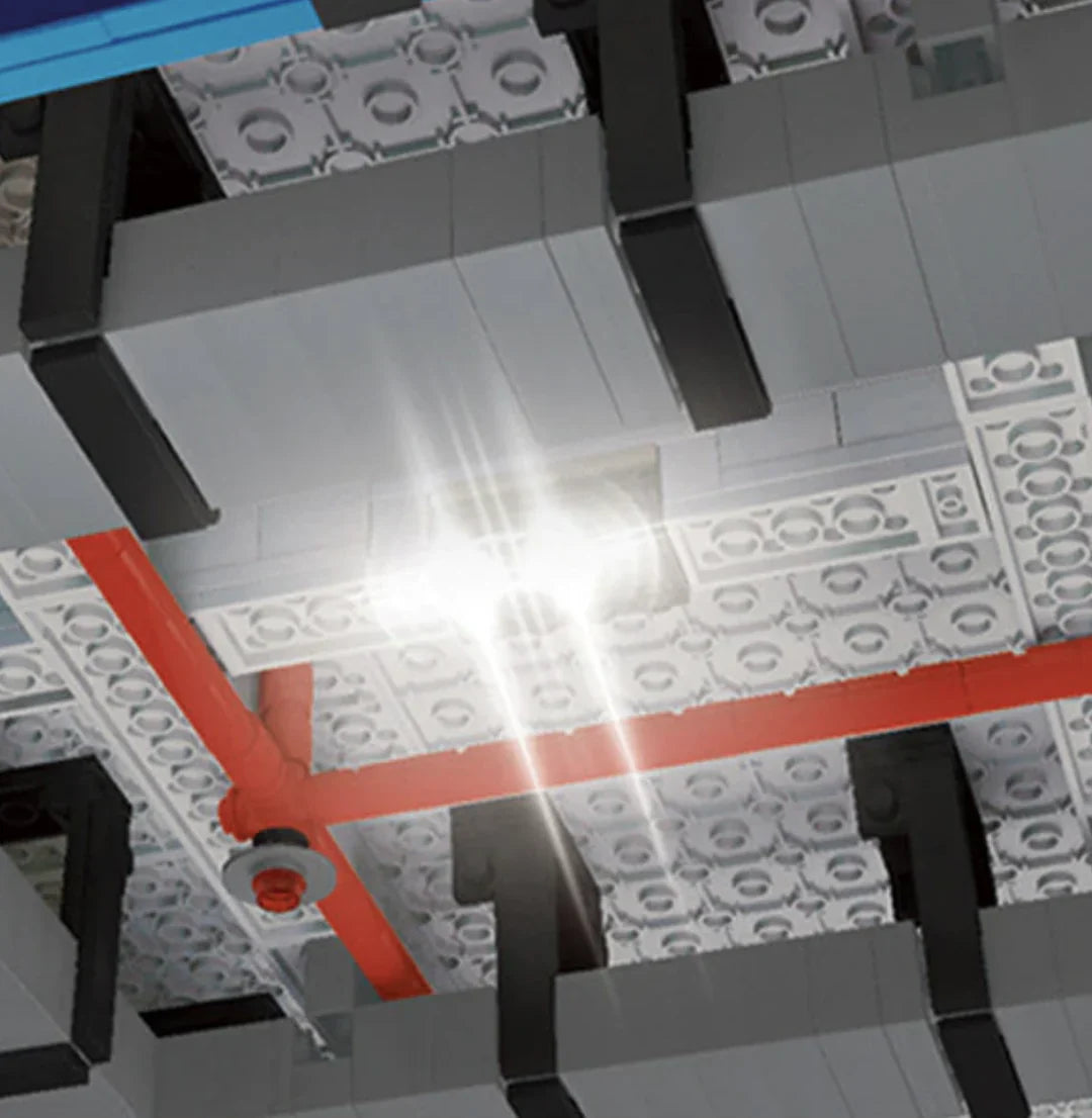 Brick MOC 1:8 Scale Car Park | 2436pcs - Brick Car Merchant