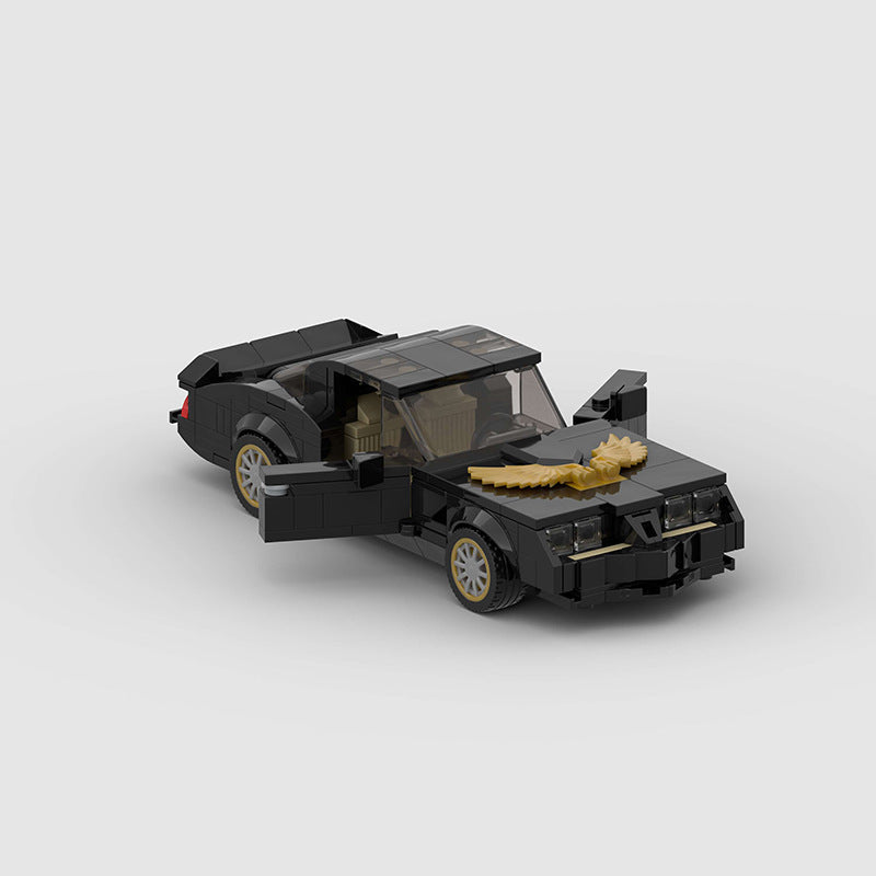 Brick MOC 1977 Pontiac Firebird Trans Am from "Smokey and the Bandit" - Brick Car Merchant
