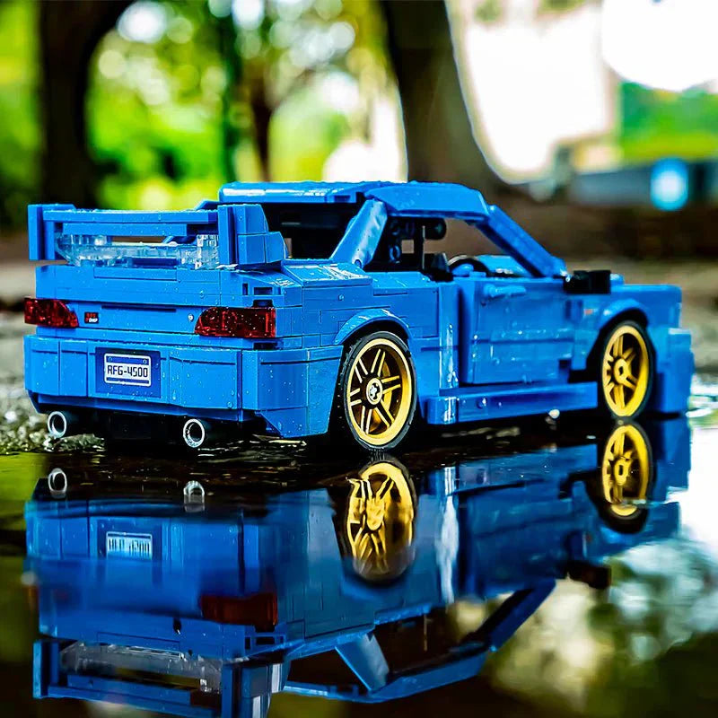 Brick MOC 1998 WRX STI Rally Turbo Coupe | 896pcs - Brick Car Merchant