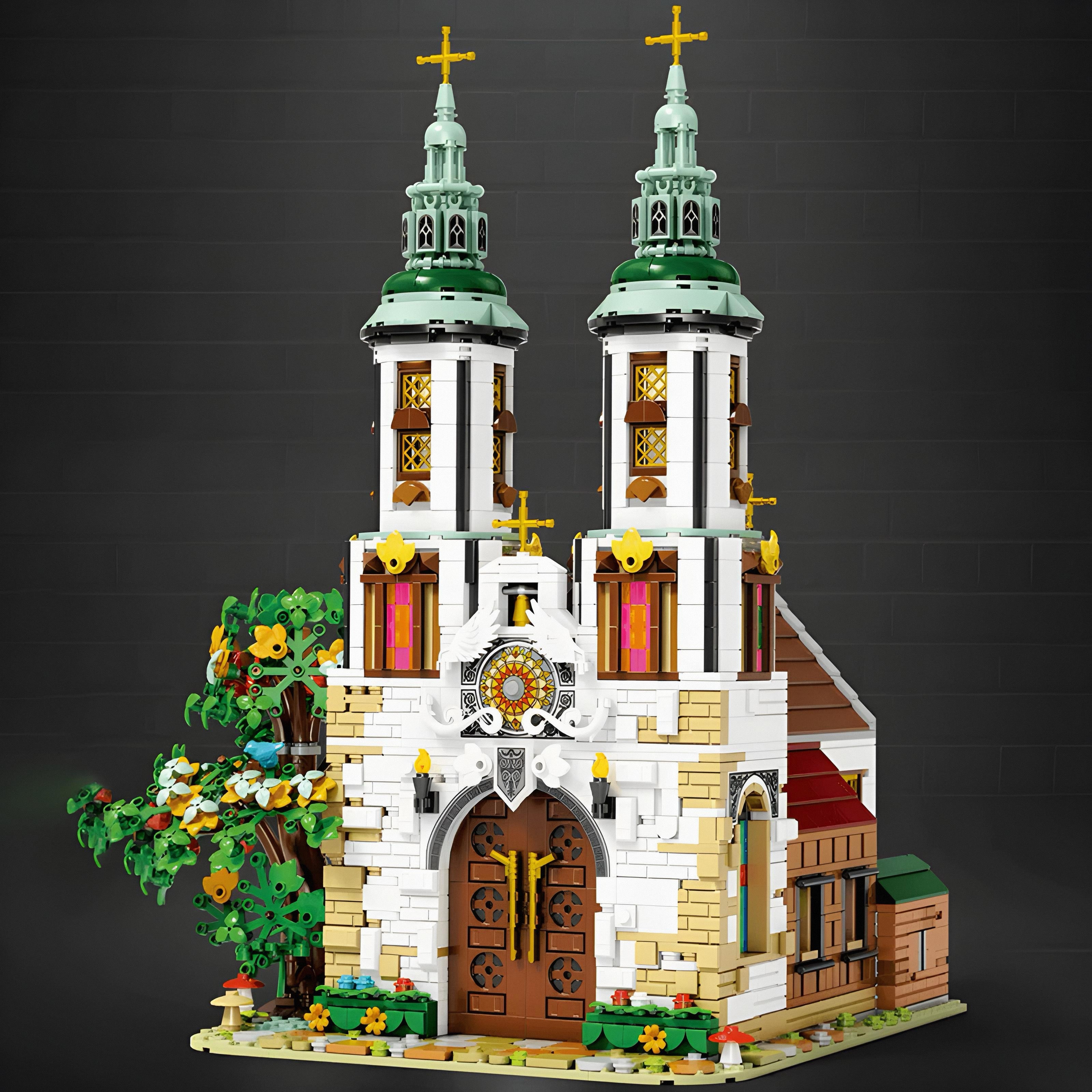 Brick MOC St. Andrews Church | 3087pcs - Brick Car Merchant