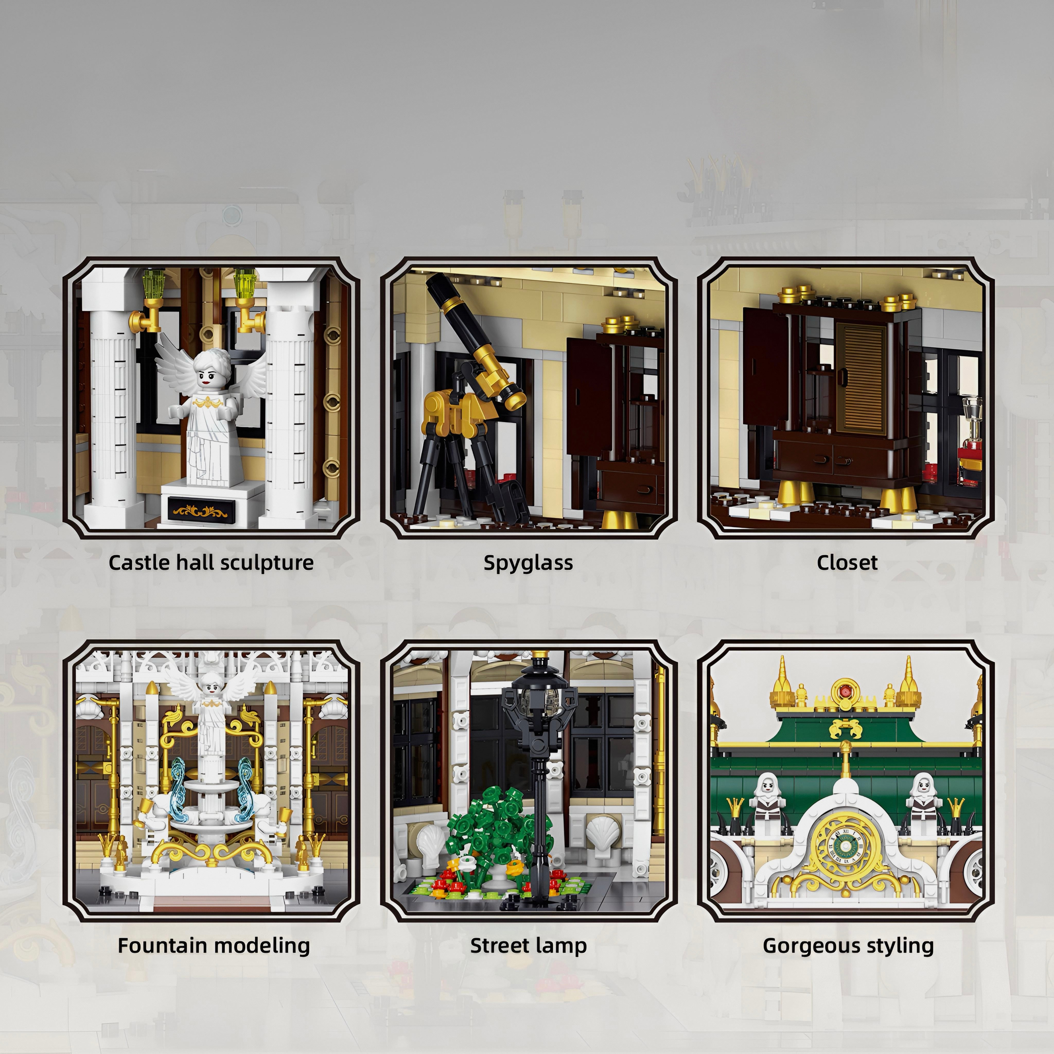 Brick MOC The Ultimate Grand Palace | 11970pcs - Brick Car Merchant