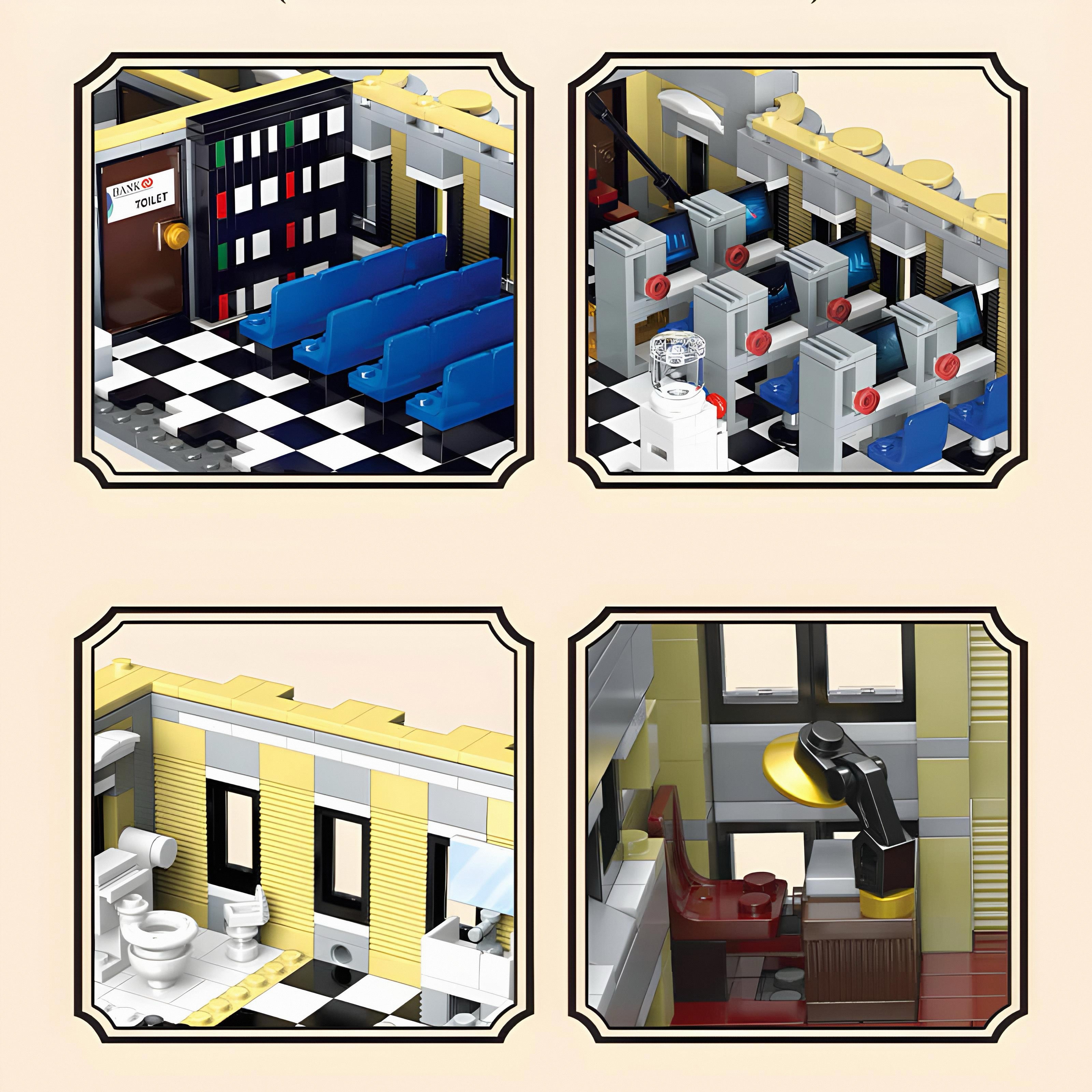 Brick MOC The Mega Bank | 10424pcs - Brick Car Merchant