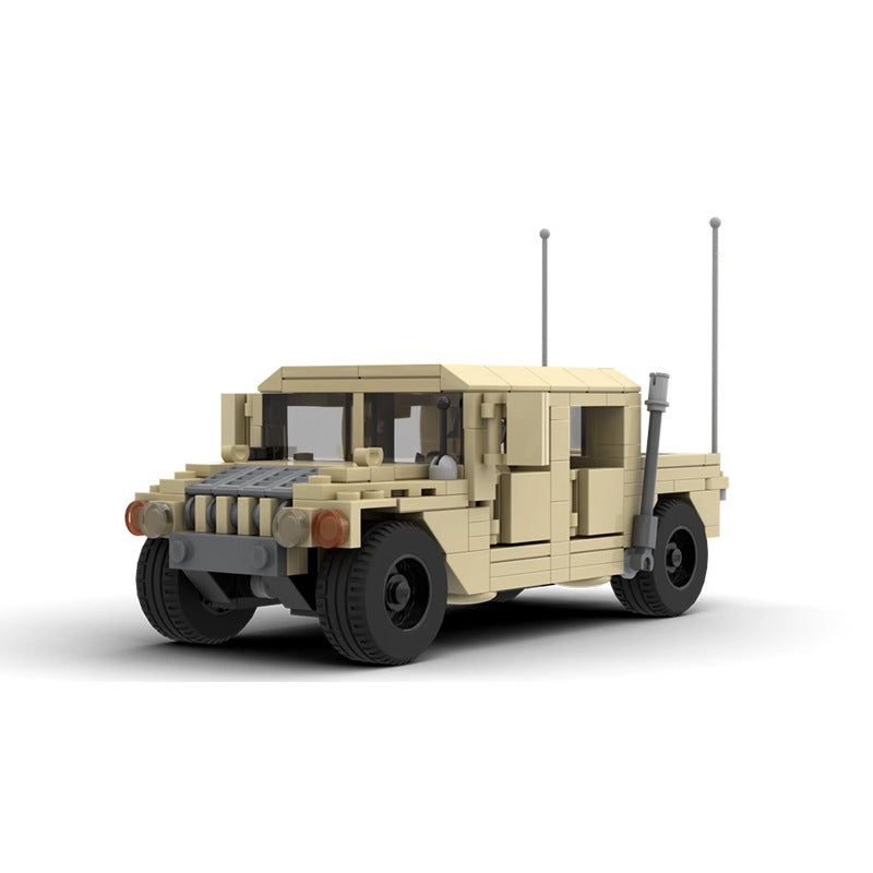 Brick MOC M998 Humvee - Brick Car Merchant