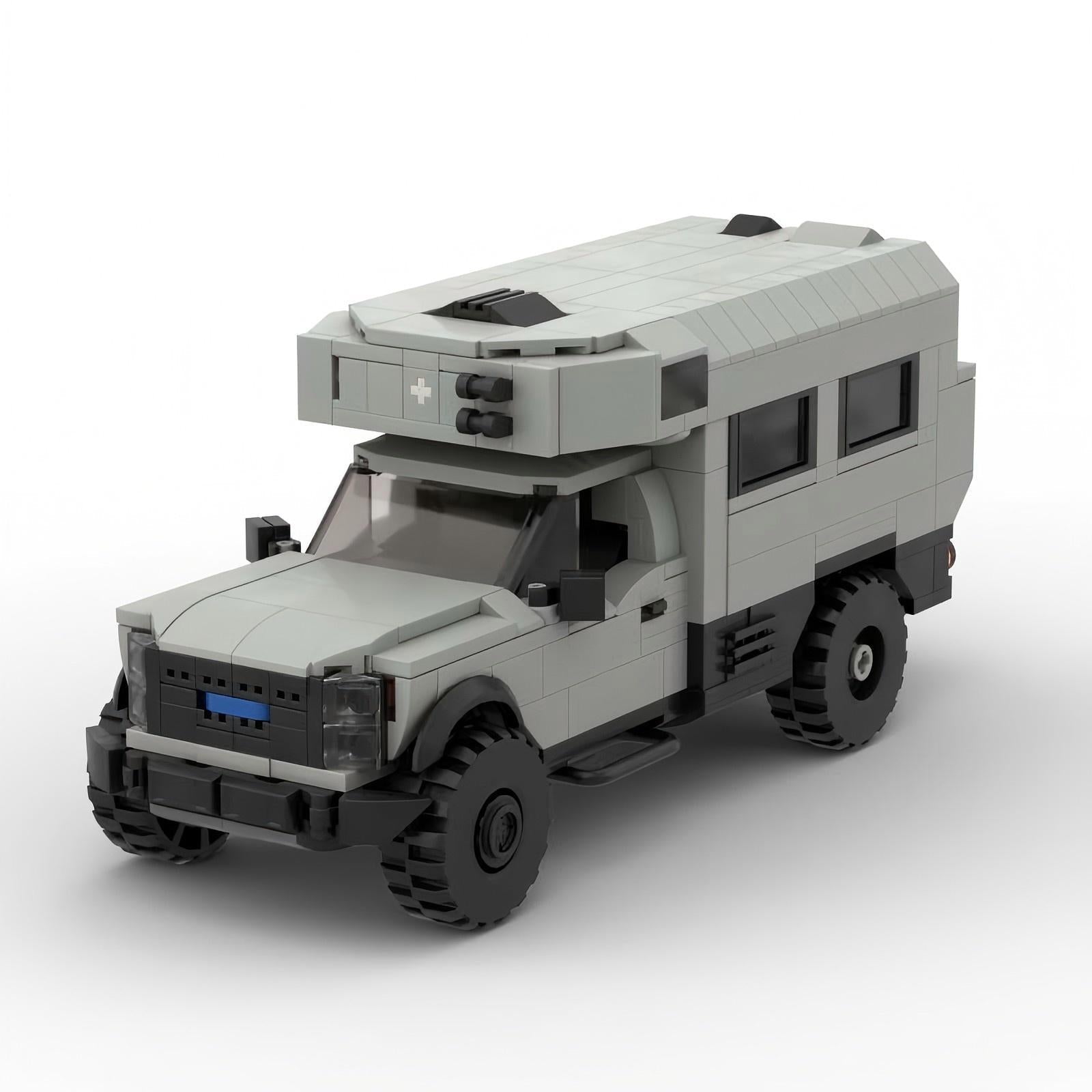 Brick MOC Ford F-550 Armadillo - Brick Car Merchant