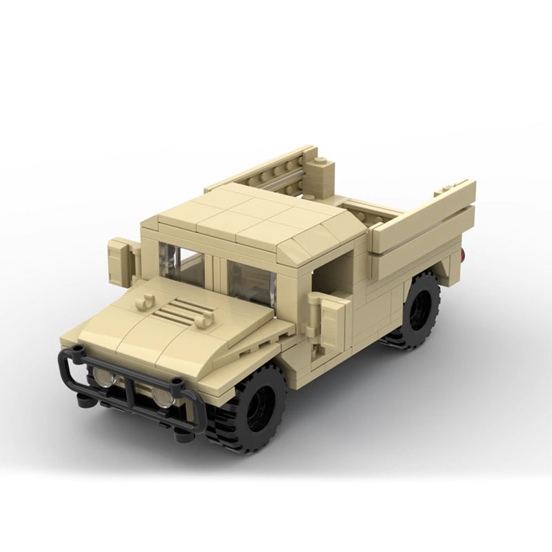 Brick MOC M998 Humvee Cargo Carrier - Brick Car Merchant