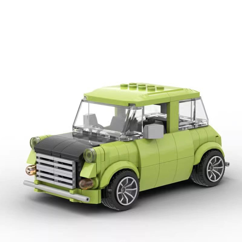 Brick MOC Mr. Bean's 1977 Leyland Cars MINI 1000 Mark IV - Brick Car Merchant