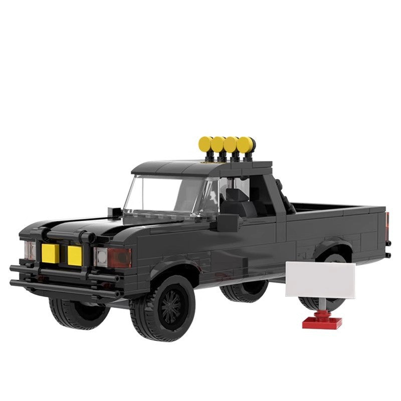 Brick MOC 1985 Toyota Hilux Back to the Future V2 - Brick Car Merchant