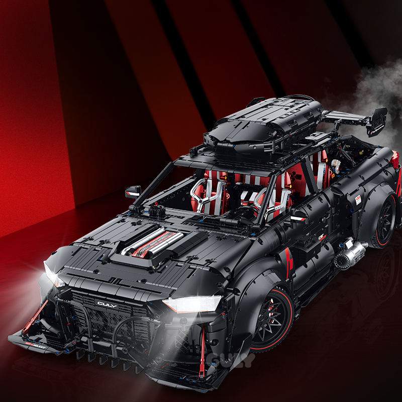 Brick MOC Audi "Speedwagon RS" RS6 Avant | 4189 pieces - Brick Car Merchant