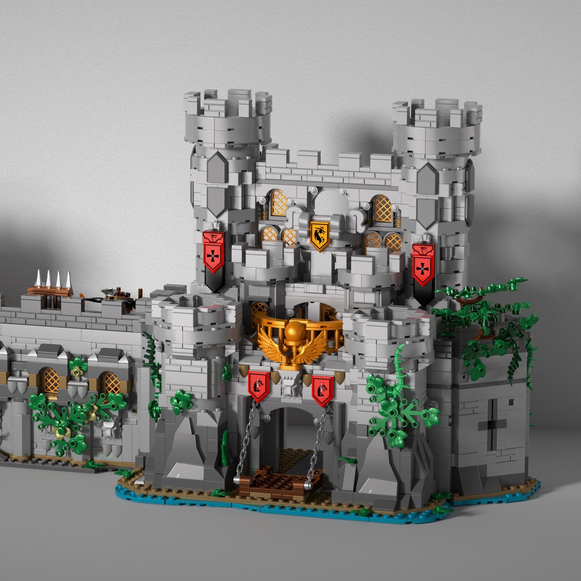 Brick MOC Holy Sword Castle | 2486pcs - Brick Car Merchant