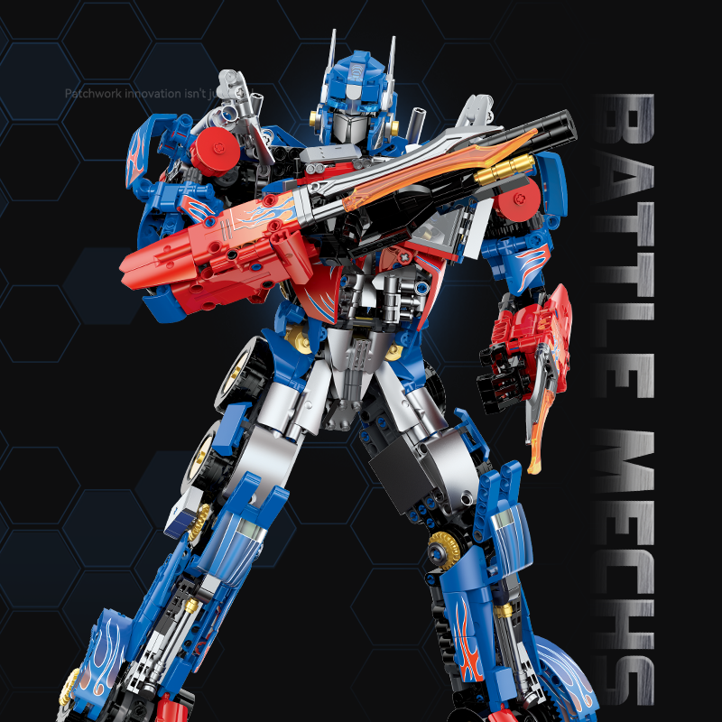 Brick MOC Vanguard Titan Battle Mecha | 1356pcs - Brick Car Merchant