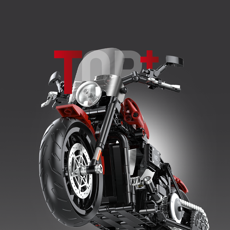 Harley-Davidson Softail Slim 1:8 building set - image 3