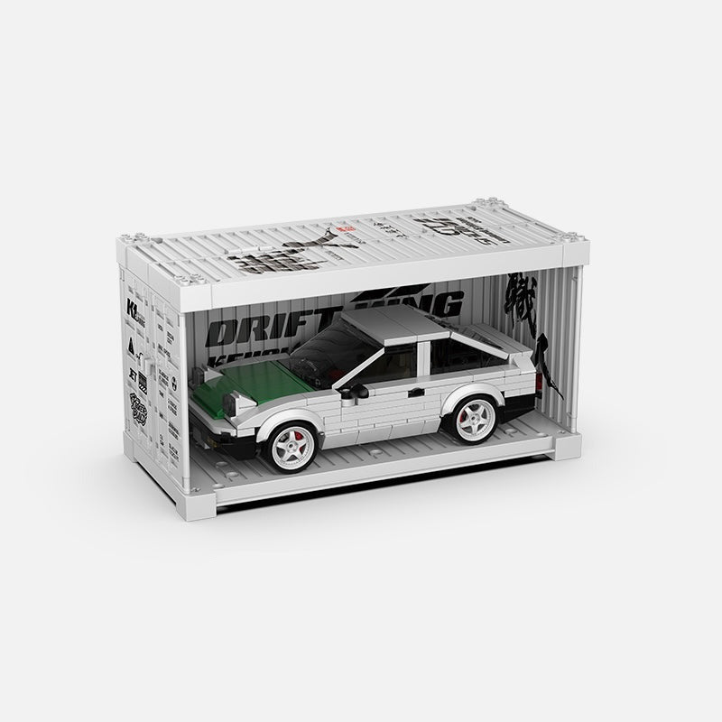 Brick MOC Toyota AE86 Keiichi Tsuchiya - Brick Car Merchant