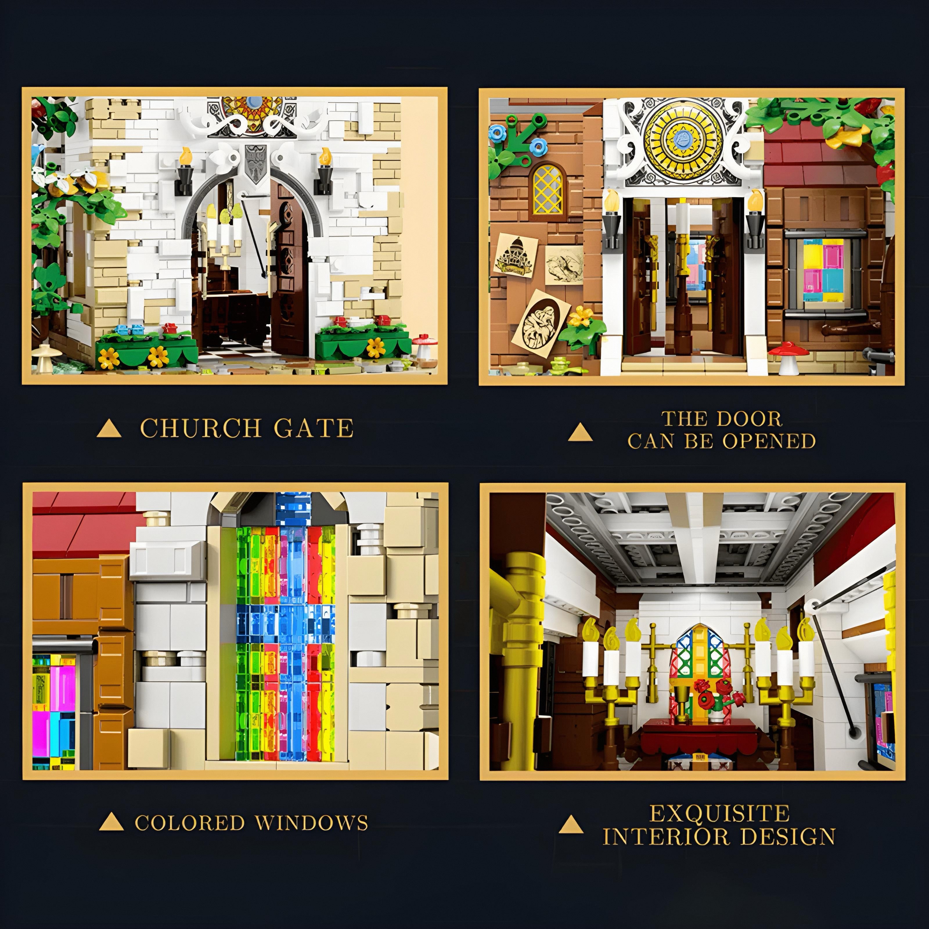 Brick MOC St. Andrews Church | 3087pcs - Brick Car Merchant