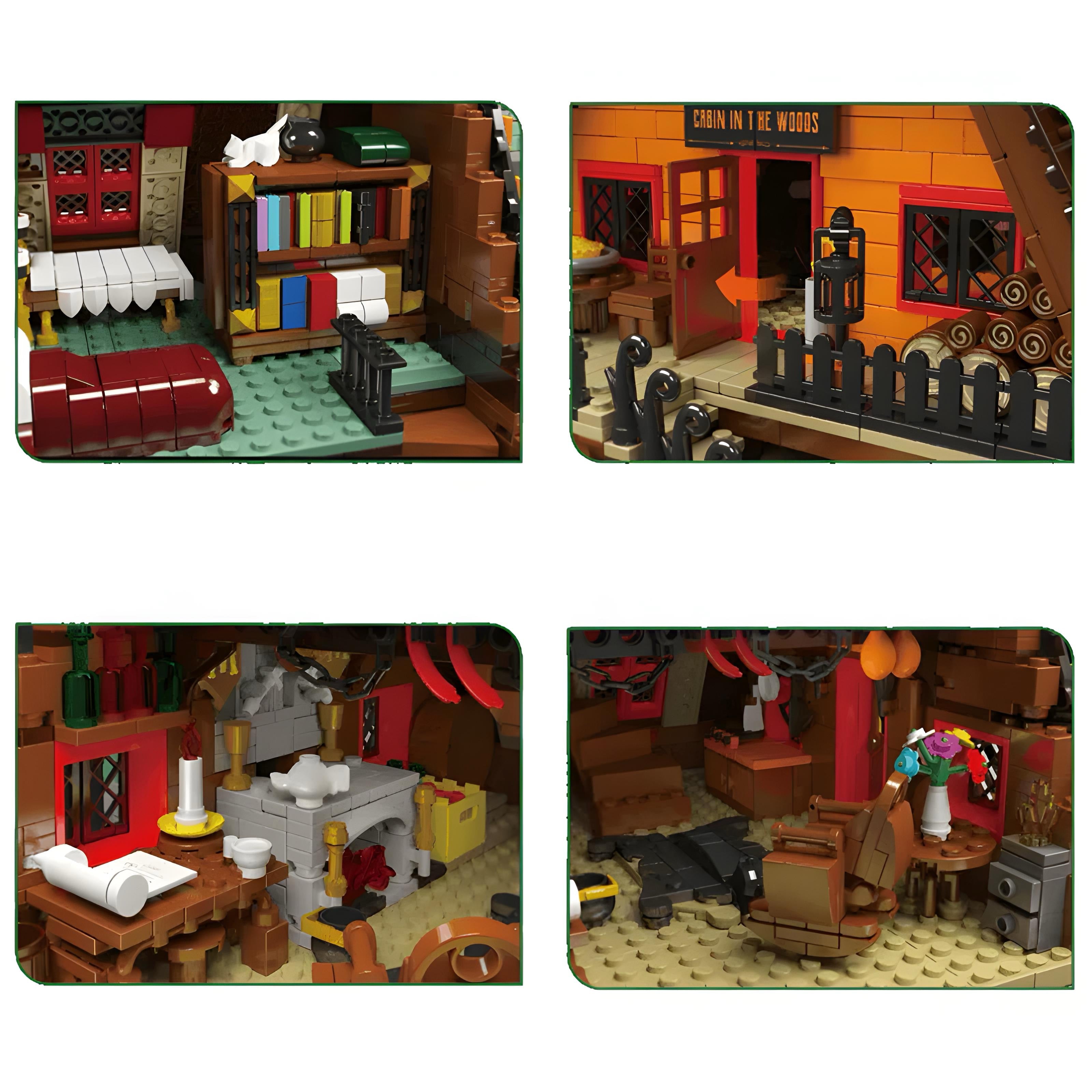 Brick MOC Wooden Cabin In The Woods | 3398pcs - Brick Car Merchant