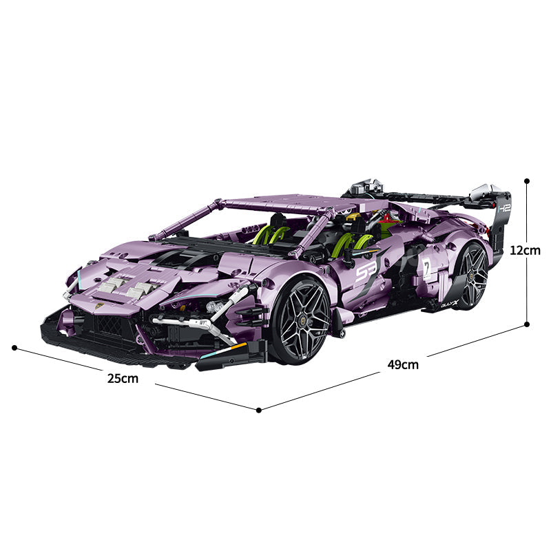 Brick MOC Italian Bull Hybrid Supercar - Brick Car Merchant