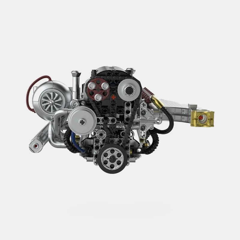 Brick MOC 2JZ Engine - Brick Car Merchant
