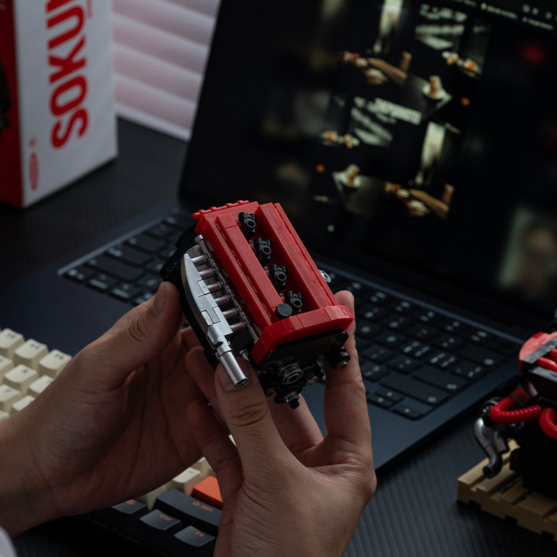 Brick MOC Mitsubishi 4G63 Mini Engine - Brick Car Merchant