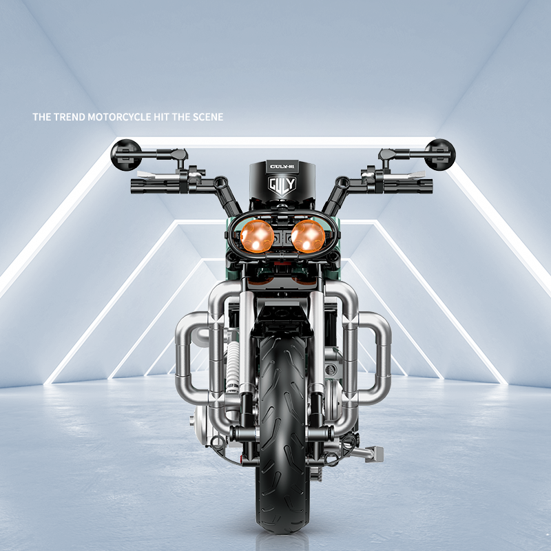 Honda Cross Cub CC110 Custom 1:8 building set - image 2