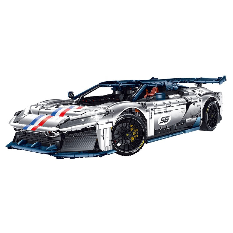 Brick MOC Italian V6 Competition Hypercar - Brick Car Merchant